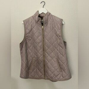Old Navy pink vest with gold zipper